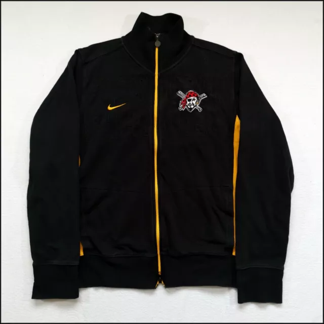 Top/Giacca da pista Nike x Pittsburgh Pirates MLB | Media | Nero/Giallo | Raro