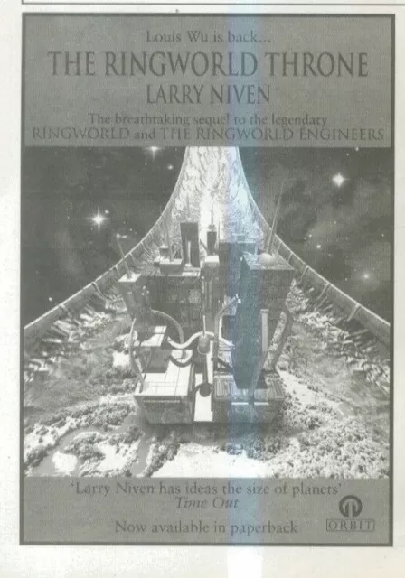 Neu6 Werbung 7X5 Larry Niven: Der Ringworld Thron