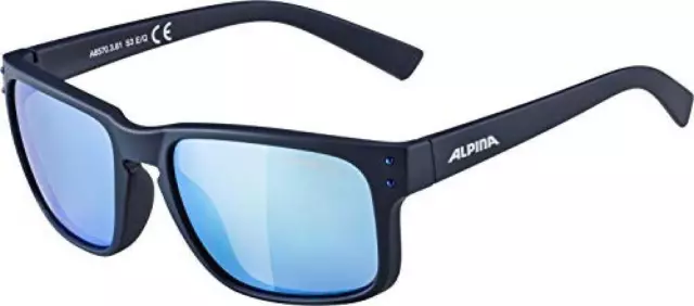 (TG. Taglia unica) ALPINA KOSMIC, Occhiali da Ciclismo Unisex-Adult, Nightblue M