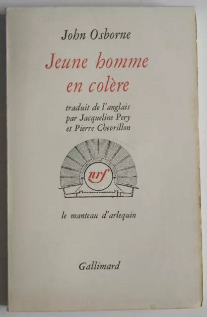 John Osborne - Jeune Homme en Colère  - Traduit de L'Anglais Par Jacqueline Pery