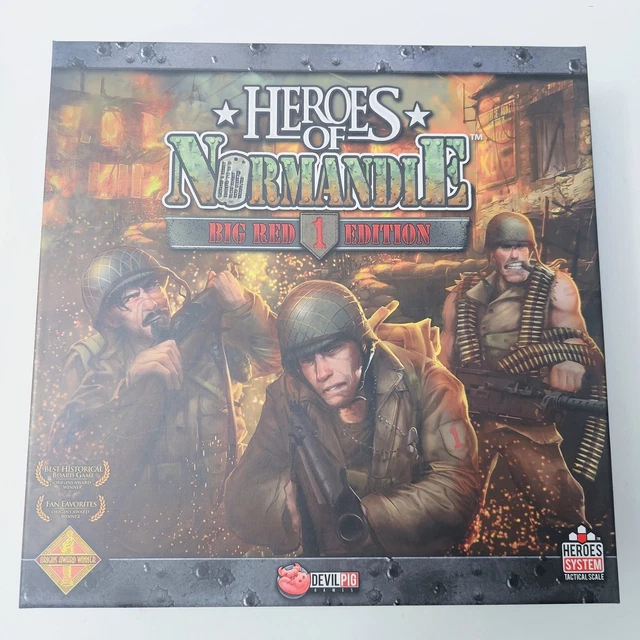 DEVIL PIG GAMES Heroes Of Normandie Big Red 1 Edition 2021 - UNPUNCHED ...
