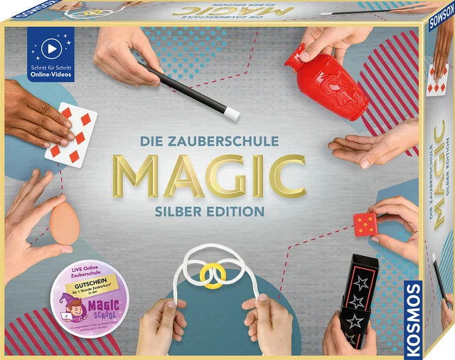 Die Zauberschule Zauberkasten Magic Silber Edition Zaubern