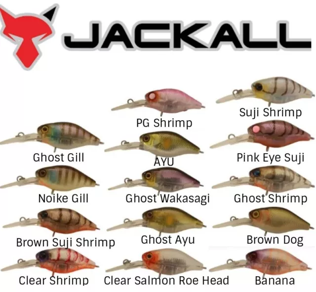 Jackall Chubby 38 Deep Hard Body Fishing Lure - Choose Colour BRAND NEW @ eBay F