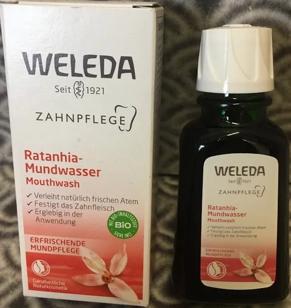 Weleda Ratanhia Mundwasser 50ml Rathania original aus Germany