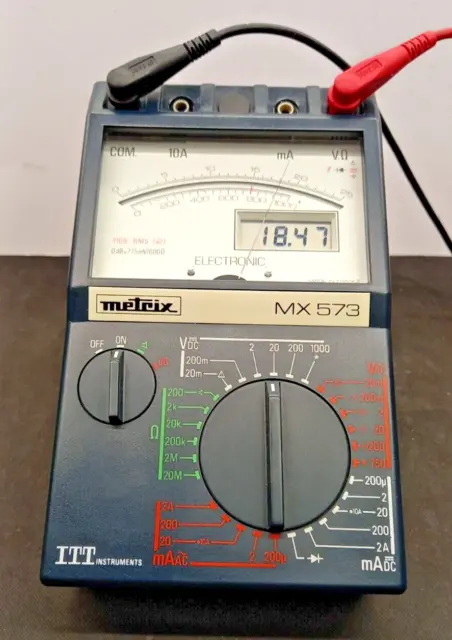 METRIX MX22 Multimètre Numérique CAT III 600V 4000pts 