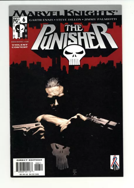 Punisher (2001) #6 NM- Marvel Knights Tim Bradstreet Cover Garth Ennis Story