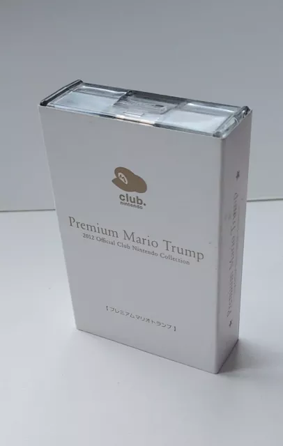 Club NINTENDO Exclusive Premium Mario Trump Playing Cards 2012 Official