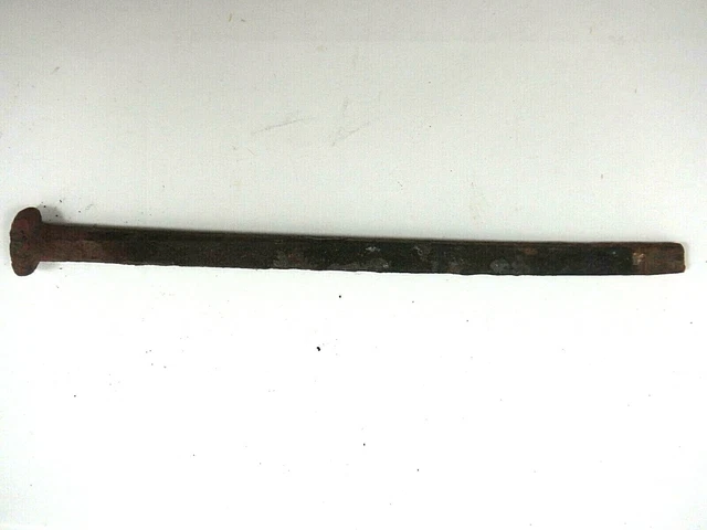4 " BIG NAIL 1 spike hand wrought  iron