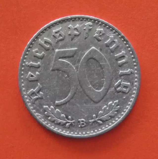 Deutschland 3. Reich 50 Pfennig 1939 B