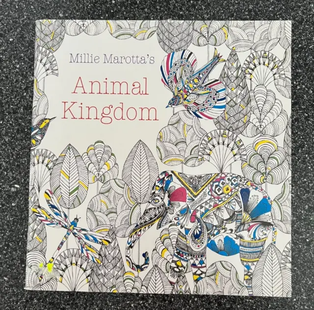 COLOURING BOOK Millie Marotta's Animal Kingdom paint colour adult child NEW