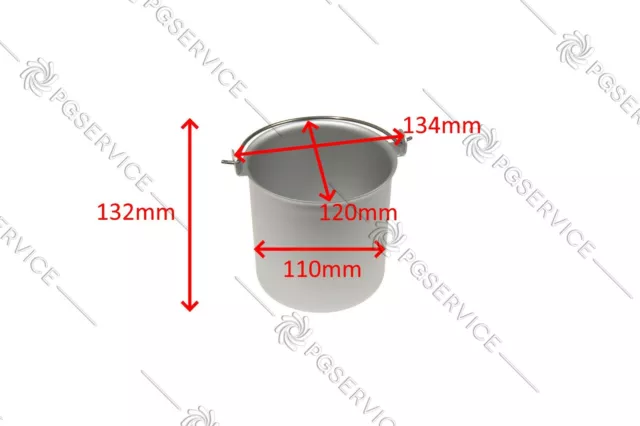 Ariete Cesta Tazón 132mm Heladera Gran Helado 693 Melchioni Unold Princess