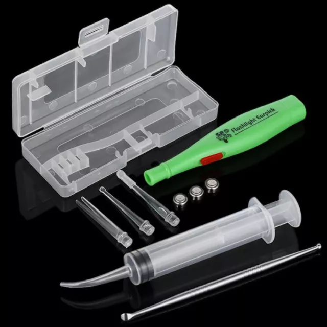 LED Lighted Earwax Removal or Tonsil Stone Remover Ear Cleaning Tool  Kits