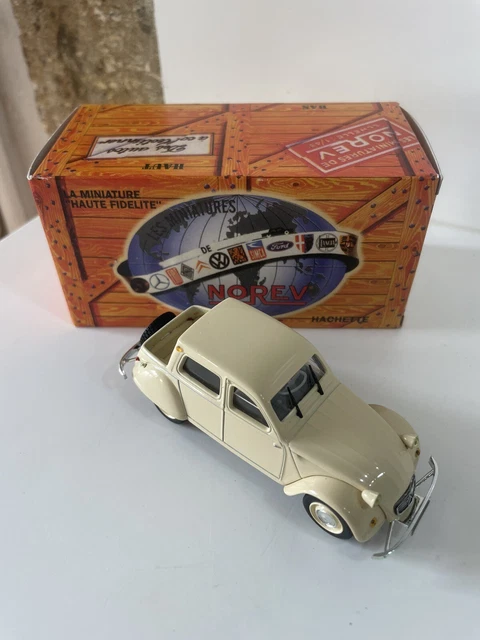 Boîte Carton Vide Hachette Norev 1/43 Pour Citroën 2CV - Pour