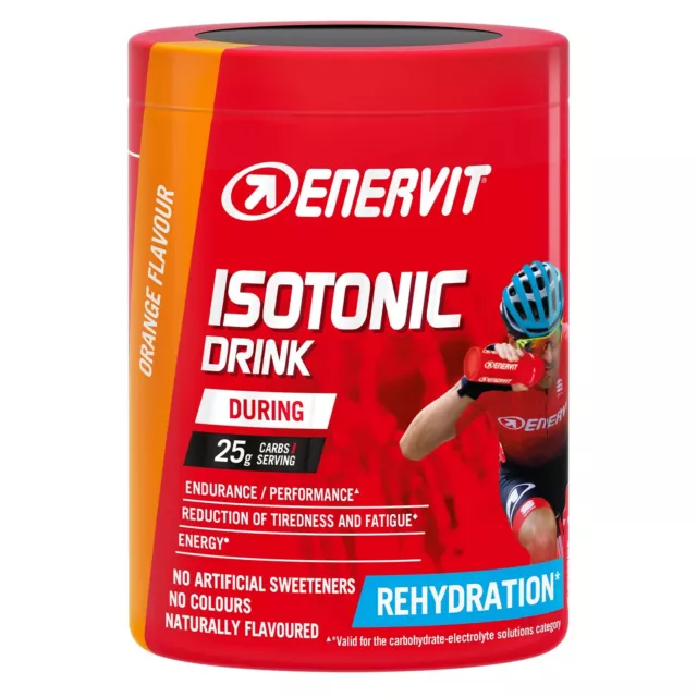 Enervit, Isotonic Drink Arancia, Bevanda Reidratante, per Sforzi Prolungati, Rid