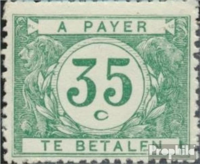 Belgique p26 neuf 1921 Porto Marque
