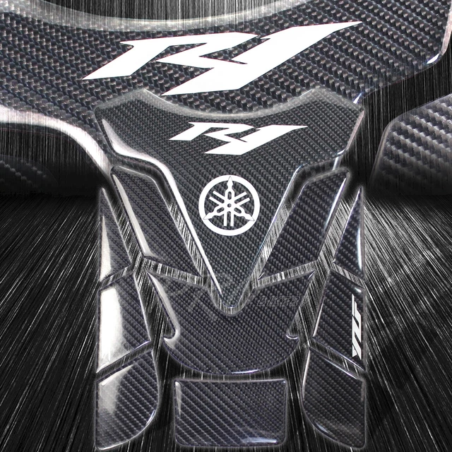 Real Carbon Fiber 3D 11PC Customize Fuel/Gas Tank Pad Decal/Sticker for YZF-R1