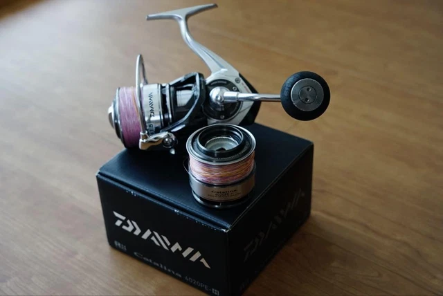 DAIWA 12 CATALINA 4020 PE-H with spare spool #PFDPWR $350.31