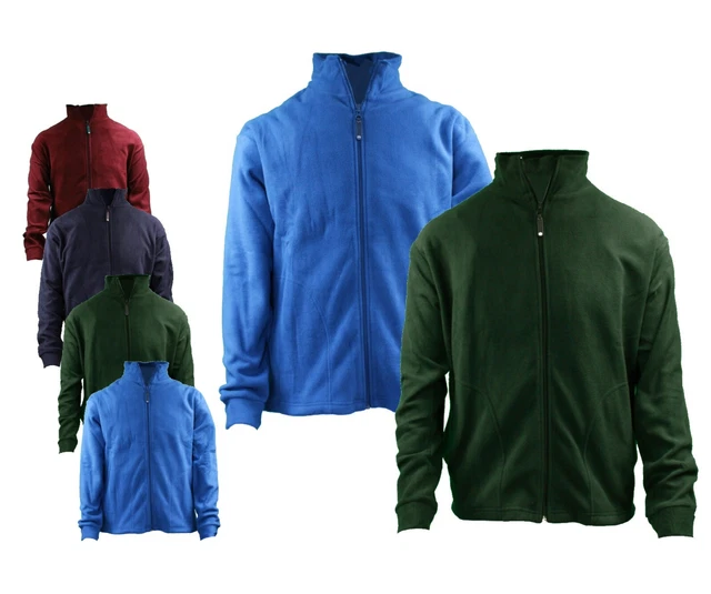 felpa in PILE giacca STORMY LIFE taglie forti UOMO per PESCA oversize CONFORMATO