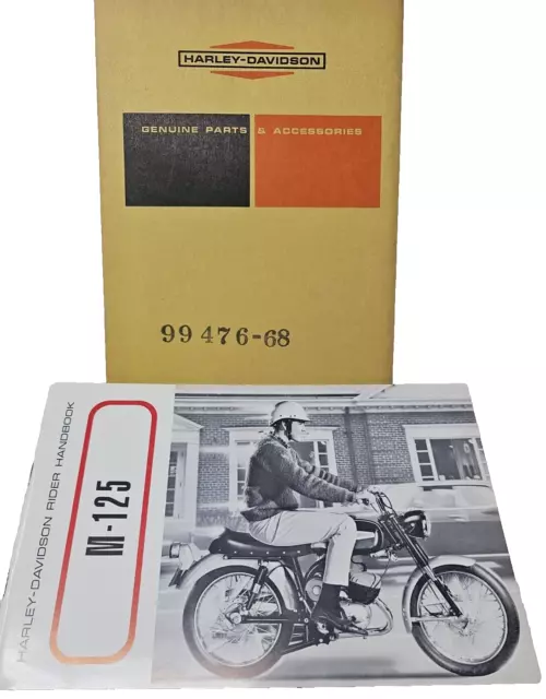 1968 Harley Davidson M-125  Riders Handbook Owners Manual 99476-68