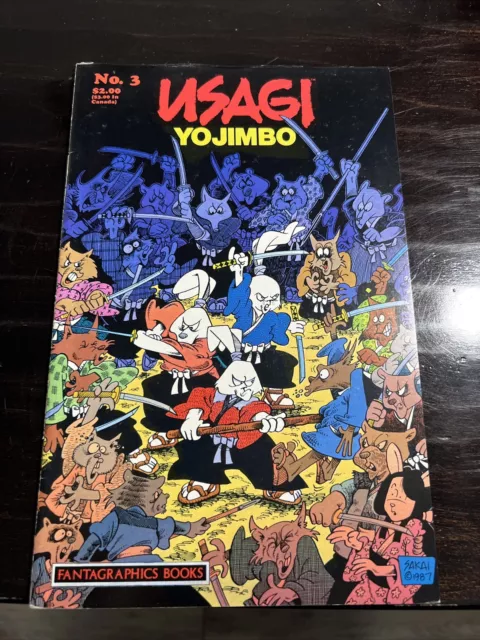 Usagi Yojimbo #3 Stan Sakai Fantagraphics Books. Solid VF or better