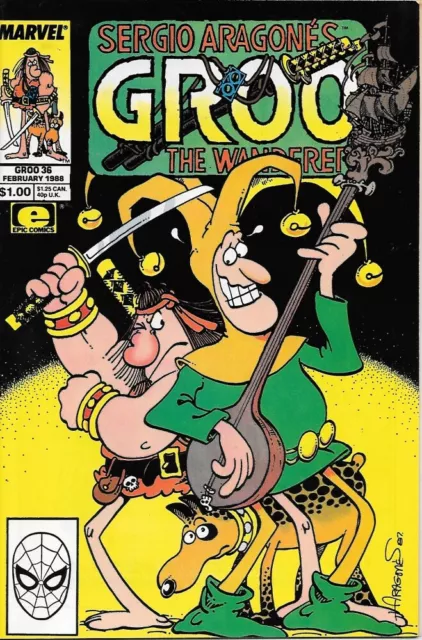 Groo the Wanderer Comic Book #36 Marvel Comics 1988 VERY HIGH GRADE UNREAD NEW