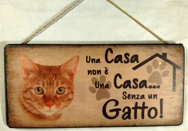 Cartello ATTENTI Ai GATTI Per Esterno 30x21,5 Cm - Targa Laminata 500 Micron Con 4 Fori, Resistente A Sole E Gelo, Stampa HD - 3