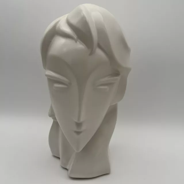 Lindsey B Balkweill Style Ceramic Sculpture Mannequin Head Bust