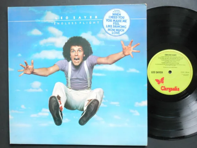 LEO SAYER Endless Flight 12" Vinyl Album 1976 Chrysalis CHR 1125