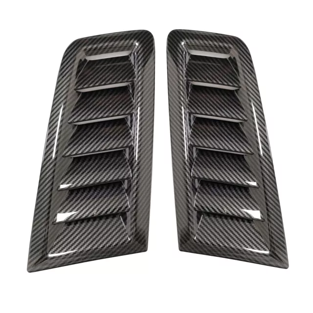 Fits For Ford Focus RS ST MK2 style ABS plastic bonnet vents - Carbon Fiber Look