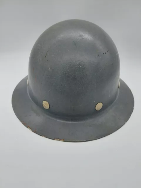 Used Vintage FibreMetal SuperGlas Fiberglass Full Brim Hard Hat, Free Shipping!