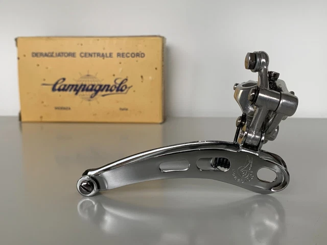 Dérailleur Avant Vélo Route Dérailleur Avant Campagnolo C Record Vintage Pour Vélo De Route - Occasion, Bon état, Fabriqué En Italie Velo Roue