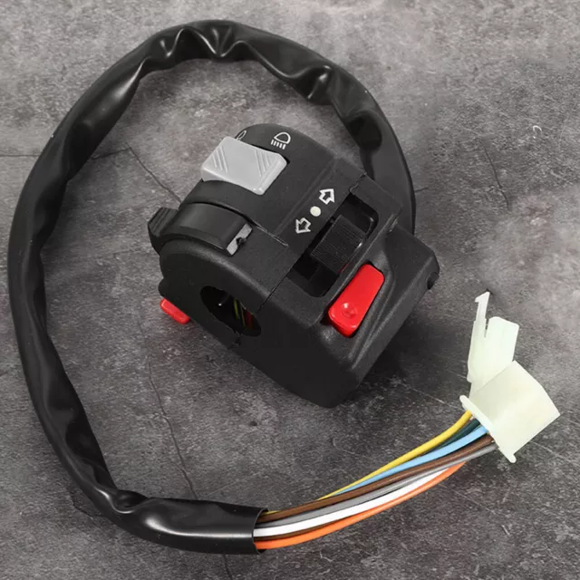 Motorcycle Handlebar Control Switch Headlight Turn Signal Light Horn Button  GDS