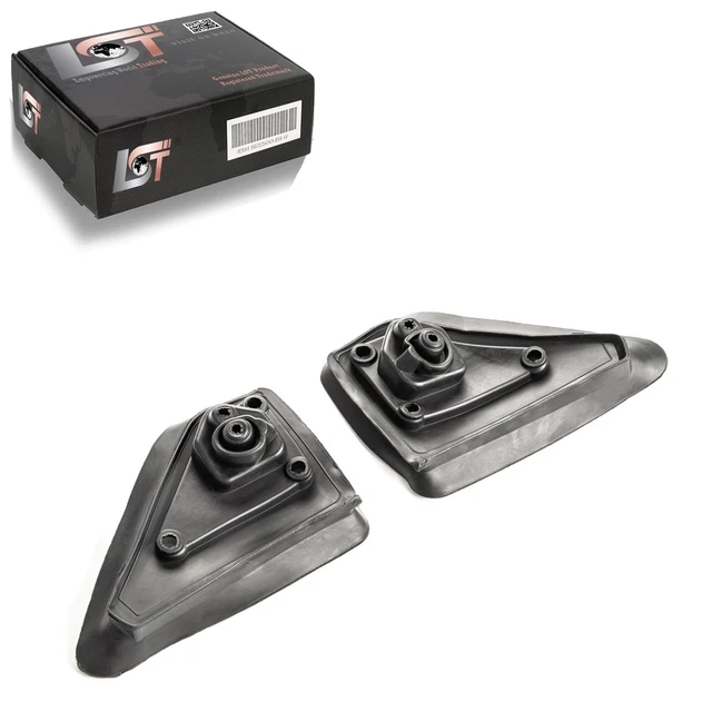 Joints Caoutchouc Rétroviseur Extérieur Mercedes Classe A W169 / Classe B W245 - Paire Noire ABS, Numéro OEM 1698100376 - 5
