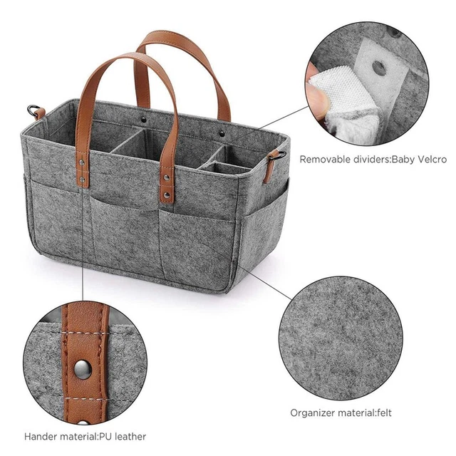 Baby Diaper Organizer Portable Holder Shower Basket Portable Nursery SA4T6 3