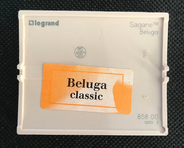 Legrand SAGANE Béluga Enjoliveur Doigt Neuf pour Interrupteur ou Poussoir  85800