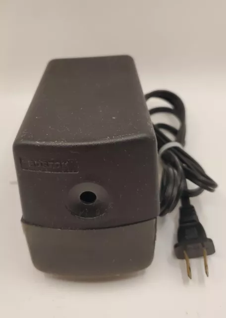 Vintage Boston Electric Pencil Sharpener Model 19 Tested Works  .