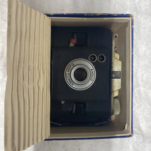 Vintage ANSCO FLASH CLIPPER Collapsible Camera
