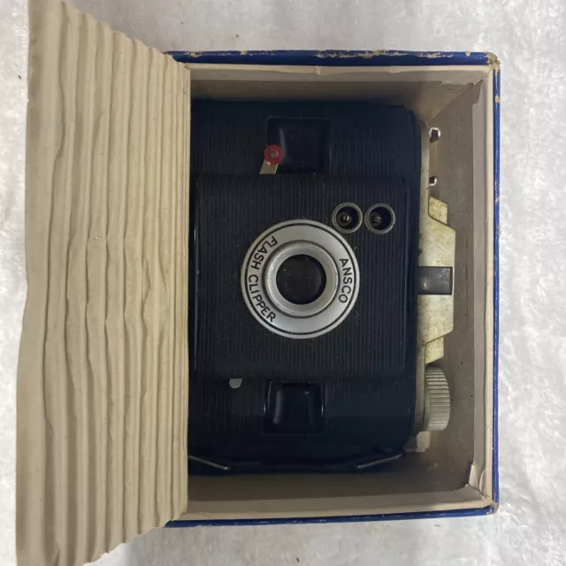Vintage ANSCO FLASH CLIPPER Collapsible Camera