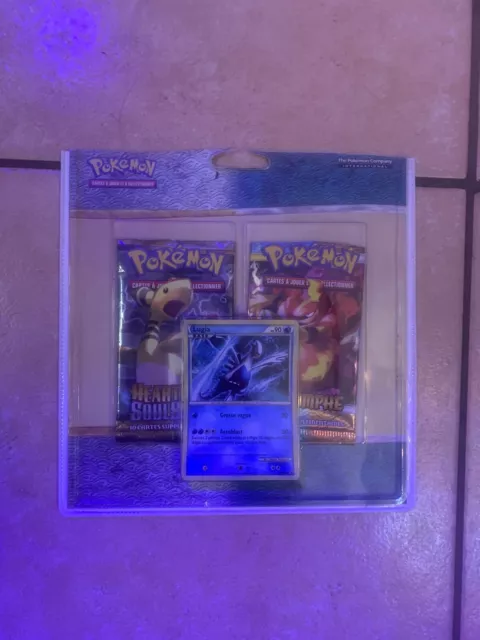 Bipack Pokemon HS Or Argent Ouvert Booster Vide Carte Promo HGSS02 Lugia