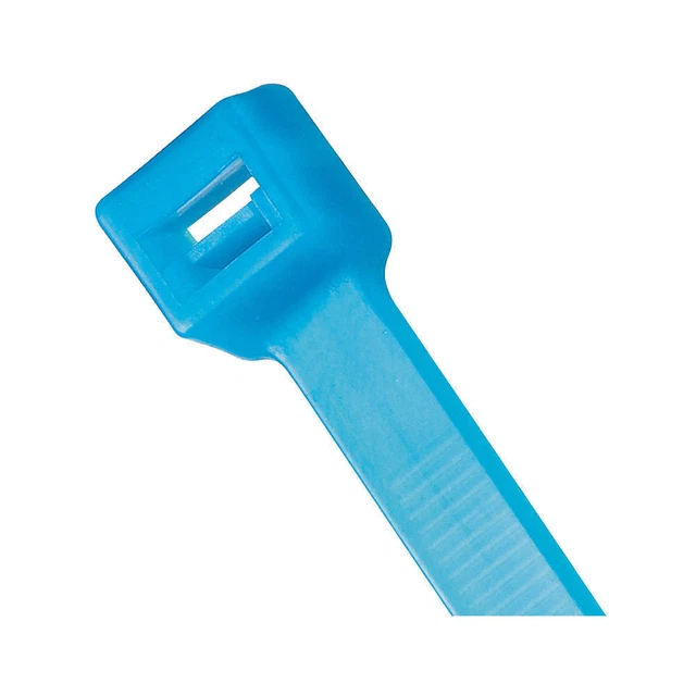 PANDUIT PLT3S-C76 Cable Tie,11.5 in,Aqua,PK100