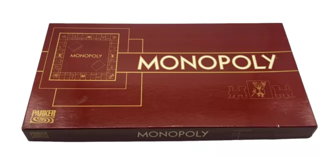 Monopoly DM Version Luxusausgabe Parker 1961 Gesellschaftsspiel Vintage