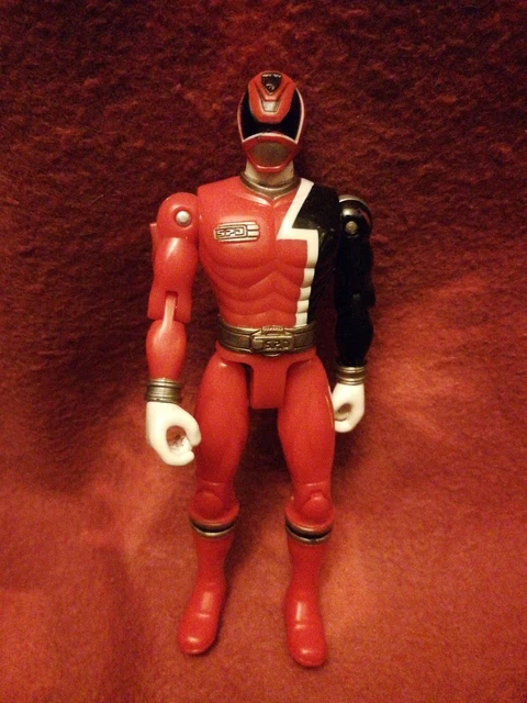 BANDAI JAPAN 1992 Soft Vinyl 14 Figure Super Sentai Series Red Hero