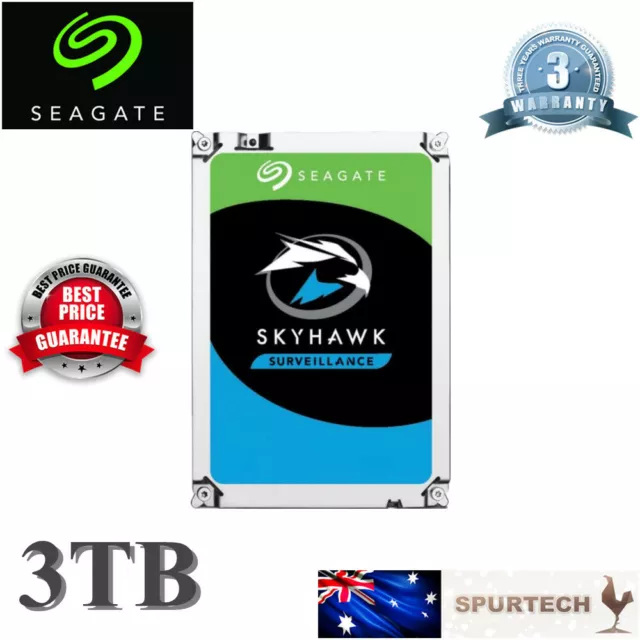 Seagate ST Skyhawk 3.5" 3TB Surveillance Internal Hard Drive OEM