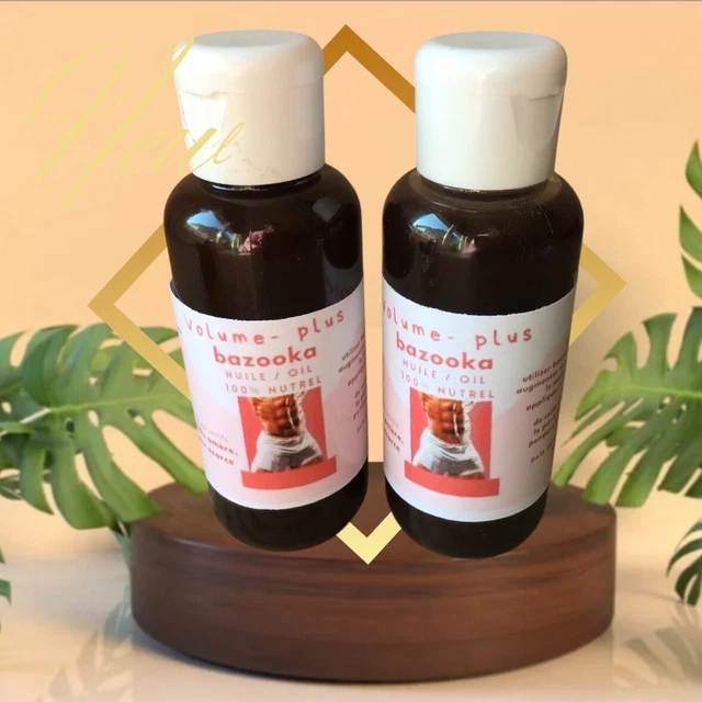 Huile Bangala Triple Taille XXL - 100% Naturel - Pour La Musculation Et Le Massage