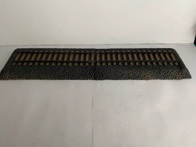 Diorama : Voie Chemin de Fer, 1/72, montée peinte d:31,5x8x2 sans boîte lire +