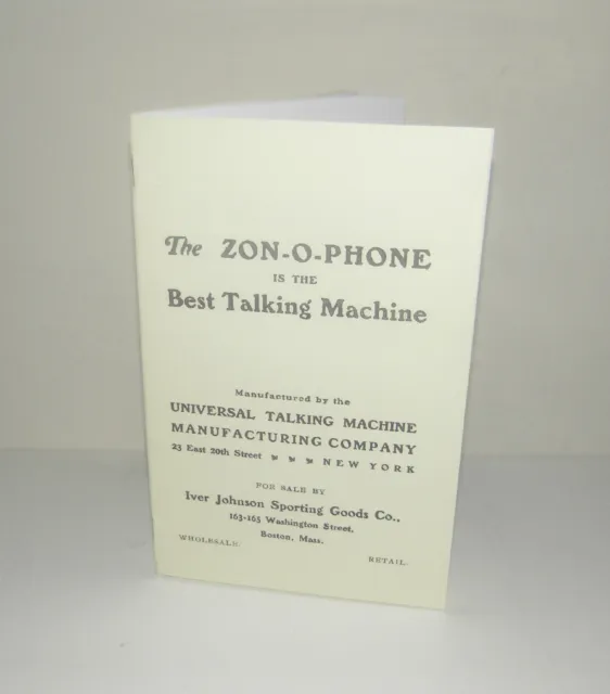 Zon-O-Phone phonograph Brochure Zonophone