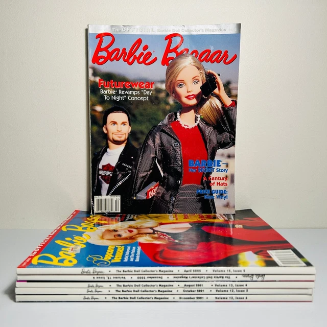 BARBIE BAZAAR OFFICIAL Barbie Doll Collector s Magazines x 6