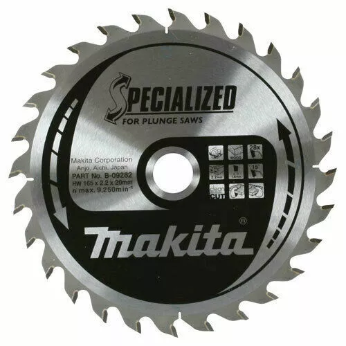 Makita SPECIALIZED Wood Cutting Saw Blade 160mm 28T 20mm