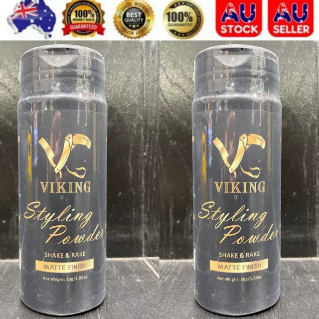 VG Viking Barber Hair Styling Powder For Men Flexible Hold&Matte Finish 1 x 30g