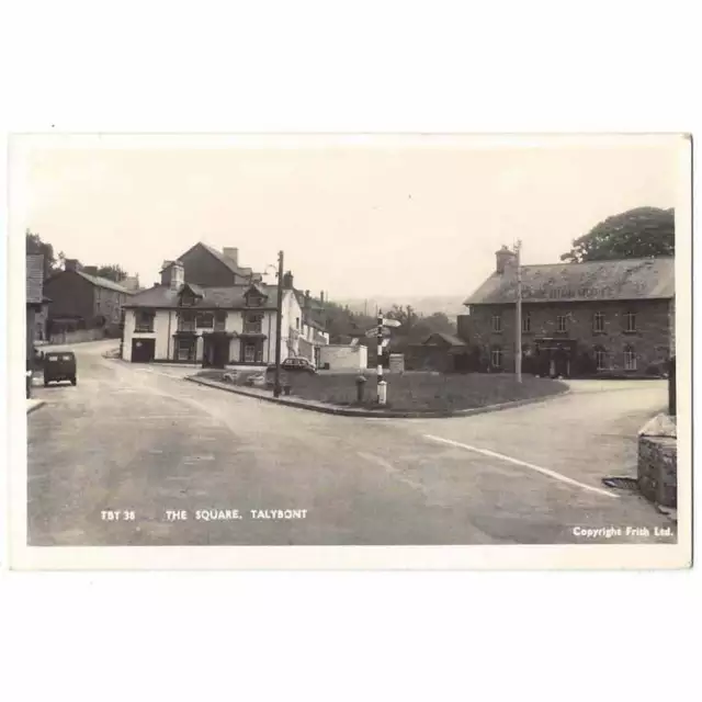 TALYBONT Tal-y-Bont The Square Cardiganshire RP Postcard by Frith (TBT38) Unused